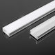 V-TAC Extern Aluminiumprofil für LED-Streifen mit Opal Abdeckung 200cm