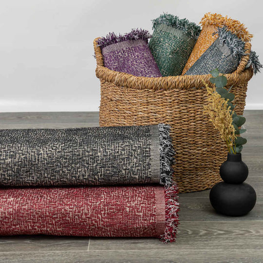 Borea Borea Four-Seater Sofa Throw Chenille 180x350cm Green