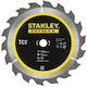 Stanley Δίσκος Κοπής Ξύλου με 18 Δόντια 190mm