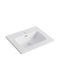 KLP Piccolo Aufgesetztes Waschbecken Porzellan 61x46.5x17cm Weiß
