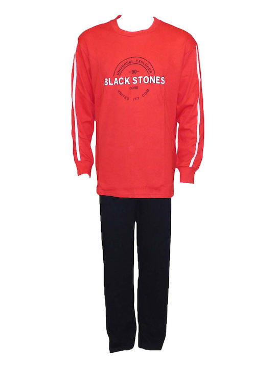 Koyote Men's Winter Pajamas Set Red