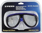 Diving Mask Set with Respirator Blue