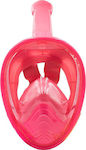 Full Face Diving Mask Set with Respirator XS Pink