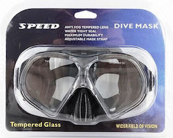 Diving Mask Set with Respirator Transparent