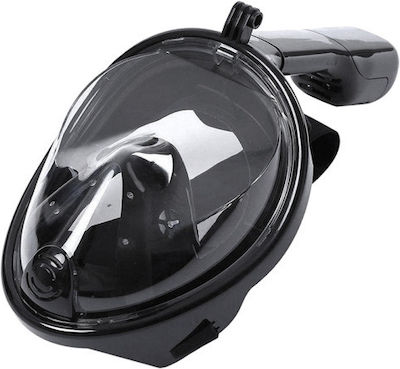 Μάσκα Θαλάσσης Full Face με Αναπνευστήρα L/XL σε Μαύρο χρώμα