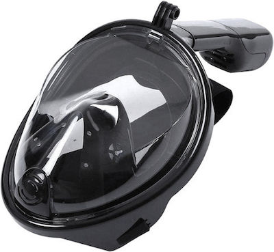 Full Face Diving Mask Set with Respirator L/XL Black