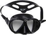 Velco Diving Mask Silicone with Breathing Tube in Black color