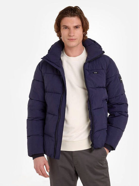 Calvin Klein Winter Jacket Puffer Blue