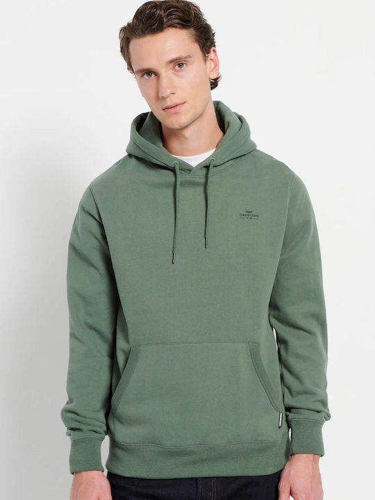 Funky Buddha Sweatshirt with Hood Khaki