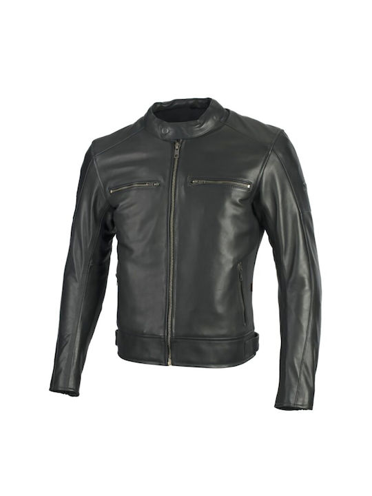 Seca Winter Men's Riding Jacket Leather Black