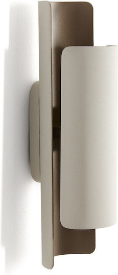 La Redoute Interieurs Keinta Modern Leuchte Wand mit Fassung G9 Weiß 8x36.5cm