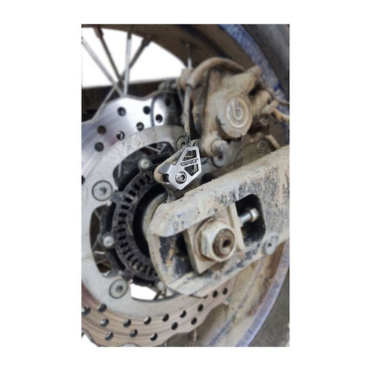 Gref Innovation Motorcycle Fork Axle Protectors Yamaha Tenere 700 Silver