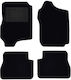 Set of Front and Rear Mats 4pcs for Suzuki Jimny 2012-2018 Black