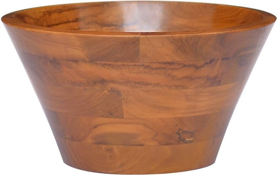 vidaXL Aufgesetztes Waschbecken Porzellan 40x40x20cm Braun