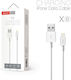 Tranyoo X8 USB-A zu Lightning Kabel Weiß 1m