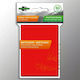 Blackfire Entertainment Blackfire Small Card Sleeves Japanese Size 60τμχ Κόκκινες