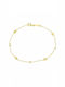 Mertzios.gr Bracelet made of Gold 14K with Zircon