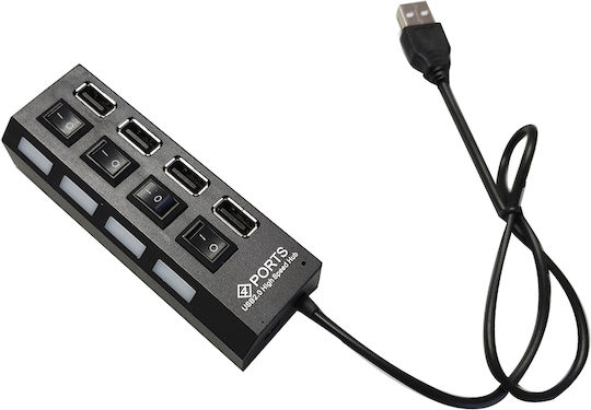 G1560-12859 USB Хъб с 4 USB 2.0 Порта и USB-A Връзка