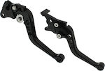 Motorcycle Brake Lever Adjustable Black EE5179