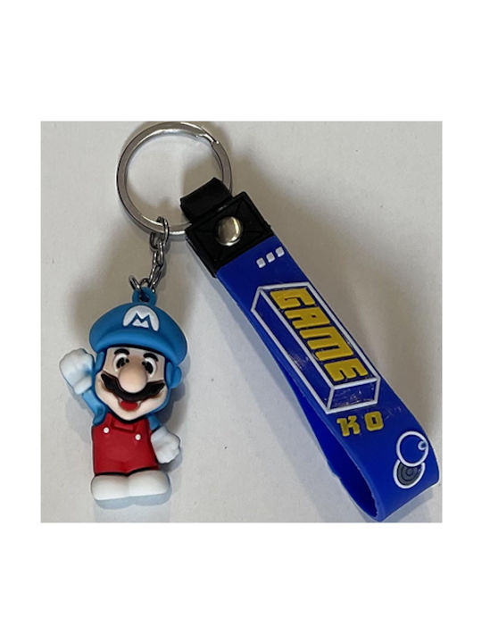 Keychain Super Mario Light Blue