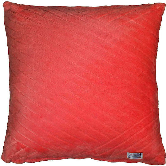 Madi Sofa Cushion Strokes Red 45x45cm