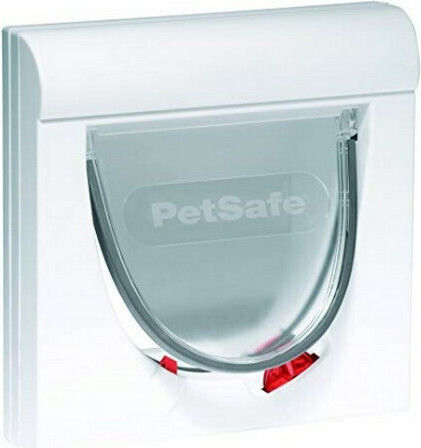 Pet Safe Πόρτα Σκύλου & Γάτας από Πλαστικό σε Λευκό Χρώμα 16.9 x 16.9 x 16.9εκ.
