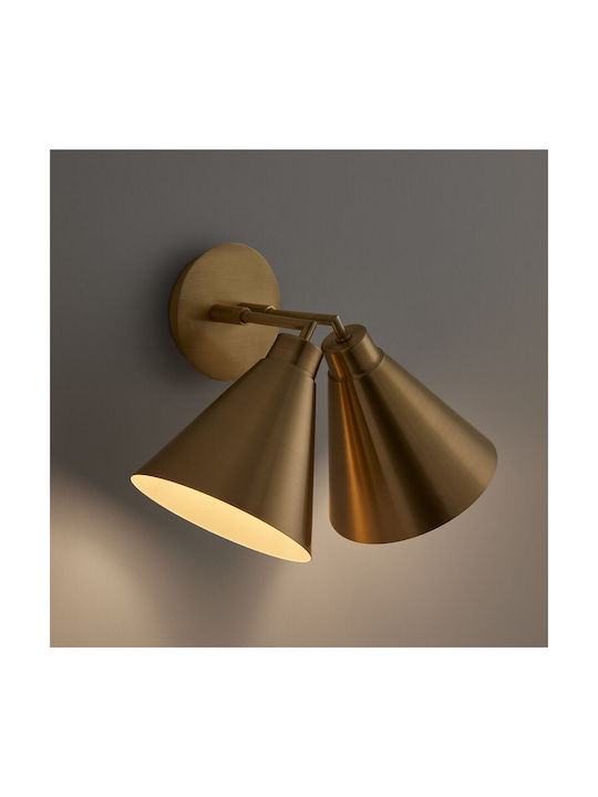 La Redoute Interieurs Wandleuchte Gold 38,5 cm