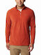 Columbia Klamath Range II Men's Long Sleeve Blouse with Zipper Orange