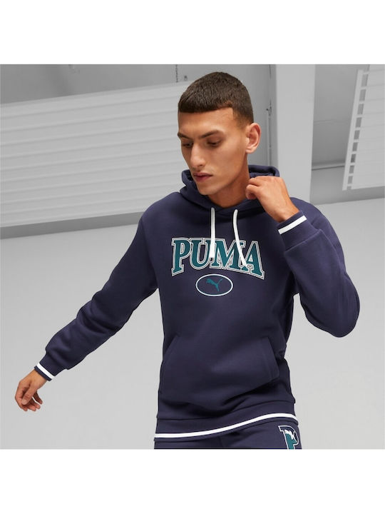 PUMA Sweatshirt mit Kapuze Blau