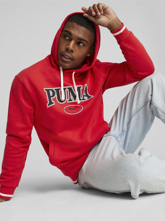 Sweatshirt mit Kapuze Rot