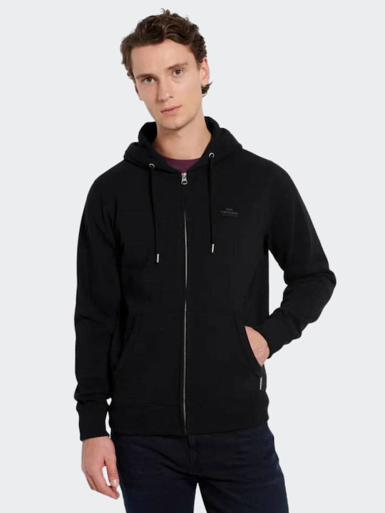 Funky Buddha Sweatshirt with Hood Black