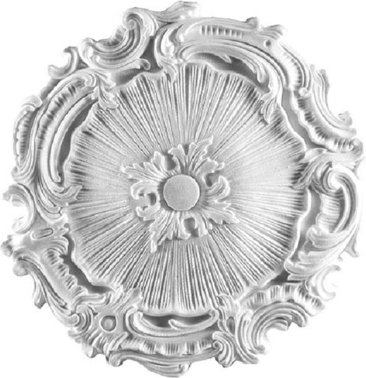 Deco Ceramica Rosetă De Tavan Pentru Iluminat Albă 3058-KALTS-ROZETA-ELEONORA