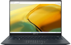 Asus Zenbook 14x Q410VA-EVO 14.5" OLED (i5-13500H/8GB/512GB SSD/W11 Acasă) Inkwell Gray (Tastatură US)