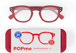 PopMe Roma Reading Glasses +2.50 Cherry Red Roma