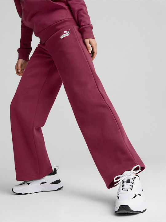 PUMA Logo Jogginghose Rot