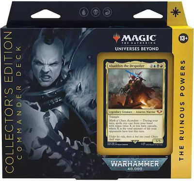 Wizards of the Coast Universes Beyond Warhammer 40,000 Magic: The Gathering Collector's Edition "The Ruinous Powers" Deck