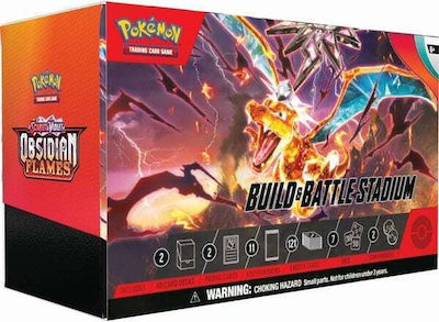 Theatre Communications Group Scarlet & Violet - Obsidian Flames Build & Battle Stadium Box Pokémon Pachete