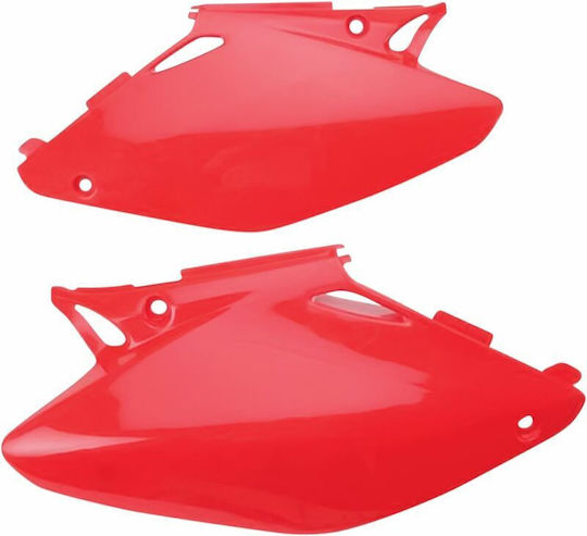 UFO Πλαϊνό Πλαστικό Μοτοσυκλέτας για Honda CR 250 Κόκκινο