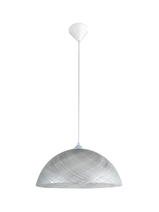 ARlight Hängende Deckenleuchte Einfaches Licht für Fassung E27 Silber