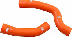 Samco Sport Set Silicone Motorcycle Engine Hoses for KTM DUKE Orange