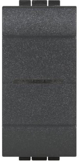 Bticino Front Plate Wall Push Controller Button without Frame Gray LN4003CWI