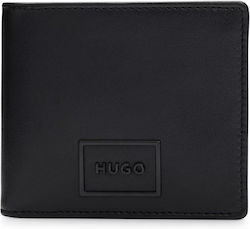 Hugo Boss Δερμάτινο Ανδρικό Πορτοφόλι Μαύρο