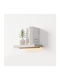 Shelf Wall Beige 40x18x3.6cm