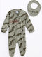 Funky Set Babystrampler Langärmliges mit Zubehör Grün 2Stück