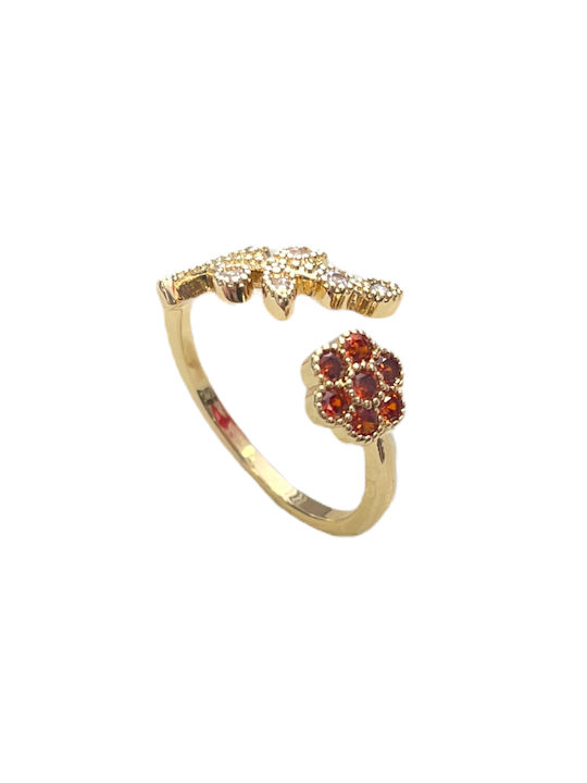 Intimonna Women's Gold Plated Ring