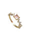 Intimonna Women's Ring Gold Plated