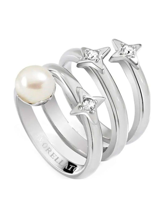 Morellato Damen Ring aus Stahl Vergoldet