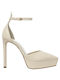 Carrano Leather Beige Heels