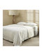 Hauz Sheet Sets Single 160x200cm. Limited Edition Stripe Ecru 3pcs
