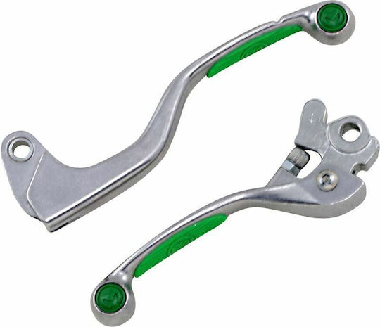Moose Racing Bremshebel für Motorräder für Kawasaki KX Grün 1SGWF39